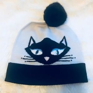 Kate Spade Cool Cat Embellish Beanie